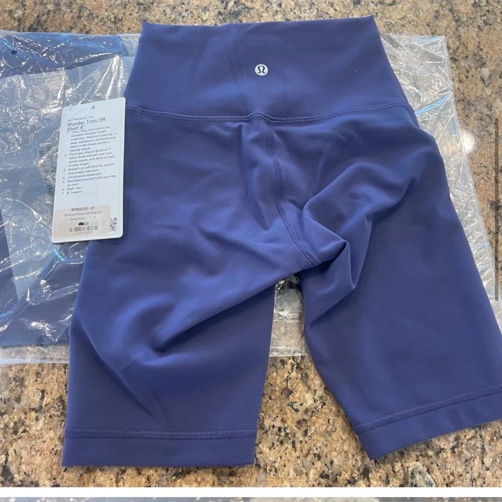 NWT Lululemon Wunder Train High Rise Short 8